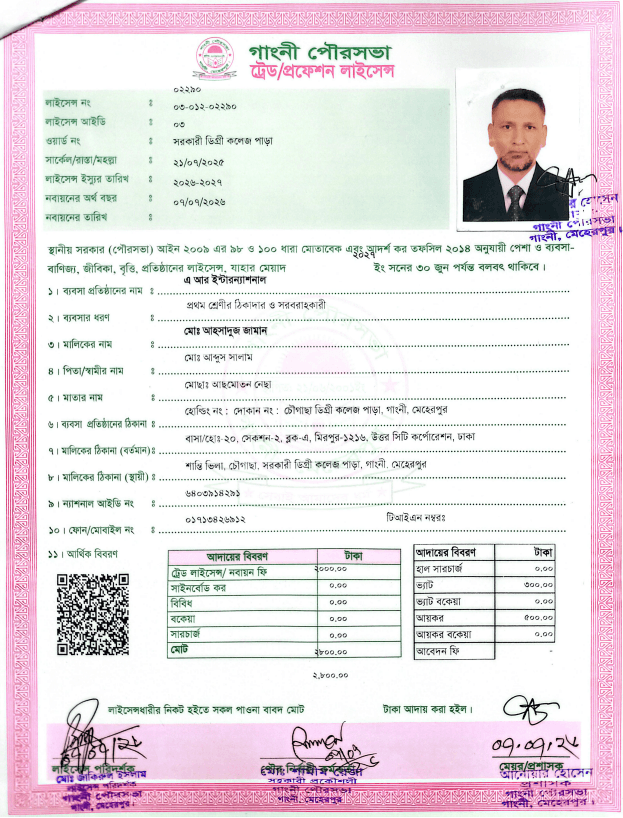 AR International trade license